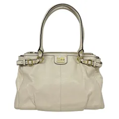 COACH(コーチ) ショルダーバッグ マディソン レザー カラ キャリーオール 22262 ベージュ レザー