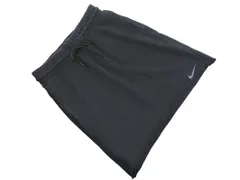 NIKE ナイキ スウェット ロゴプリント カットオフ スカート sizeS/黒 ■◇ レディースのサムネイル