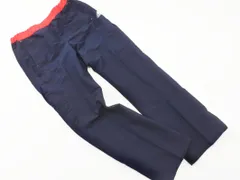 adidas アディダス ロゴ刺 トラック パンツ sizeS/紺 ■◇ メンズ