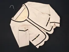 Rew de Rew ルゥデルゥ ノーカラー ジャケット size38/ライトベージュ ■◇ レディースのサムネイル