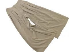 COMME CA ISM コムサイズム タック ワイド パンツ size9/カーキ ■◇ レディース