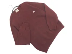 GLOSTER グロスター ウール混 刺繍 長袖 ニット セーター えんじ ◇■ メンズのサムネイル