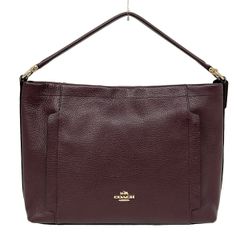 COACH(コーチ) ショルダーバッグ シグネチャー柄 11103 カーキ×ダークブラウン レザー COACH - COACH(コーチ) ショルダーバッグ シグネチャー柄 11103 カーキ