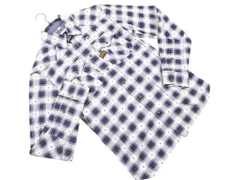 G-STAR RAW ジースターロゥ ロゴ チェック シャツ sizeM/白ｘ紺 ■◇ メンズ