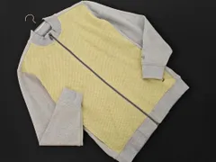 新品 CROCODILE クロコダイル 切替 ジップアップ ジャケット sizeL/グレーｘ黄 ■◇ メンズのサムネイル