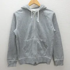 g■ユナイテッドアローズ/UNITED ARROWS AUTHENTICWEAR フルジップパーカー/スウェット【S】灰/men's/8【中古】■のサムネイル