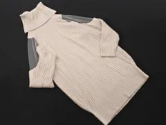 snidel スナイデル SWNO214204 チュール 切替 ミニ ニット ワンピース sizeONE/アイボリー ◇■ レディース