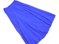 green label relaxing グリーンレーベルリラクシング ユナイテッドアローズ マキシ フレア スカート 青 ■◇ レディース