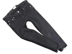 Ungrid アングリッド カットオフ クロップド デニムパンツ size26/黒 ■◇ レディース