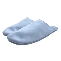 プラダ PRADA ルームシューズ サテン ライトグレー ■GY62