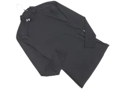 UNDER ARMOUR アンダーアーマー ハイネック トレーニングウェア カットソー sizeLG/黒 ■◇ メンズ