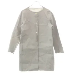 HERNO ヘルノ ノーカラーコート 41646 グレー 44