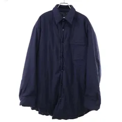 Maison Margiela 1 メゾン マルジェラ 21AW オーバーサイズパテッドシャツジャケット S51DL0378 S54192 ネイビー 38のサムネイル