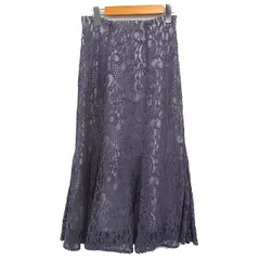 プロポーション ボディドレッシング PROPORTION BODY DRESSING 総レース マーメイドスカート ロング M パープル 紫 /KT9