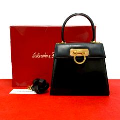 極 美品 Salvatore Ferragamo サルヴァトーレフェラガモ ヴァラリボン 金具 レザー 本革 ショルダーバッグ ポシェット ブラウン 94307 極 美品 Salvatore Ferragamo サルヴァトーレフェラガモ ヴァラリボン