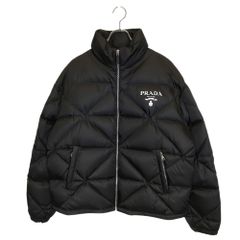 PRADA ブラック キルティング ダウンジャケット PRADA 22AW RE-NYLON キルティング ダウンジャケット - メルカリ