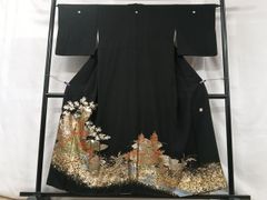 平和屋着物＃羽織　地紋起こし　切嵌舞葉文　正絹　逸品　未使用　CABF1290in 平和屋着物＃羽織 地紋起こし 切嵌舞葉文 正絹 逸品 未使用 CABF1290in