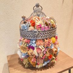 かすみそうティアドロップリース ドライフラワー - メルカリ