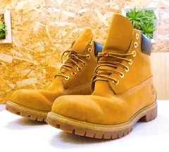 【4195】ティンバーランド 6インチ プレミアム ウォータープルーフ ブーツ 10061 26.5cm Timberland ウィート ヌバックレザー 定番 メンズ