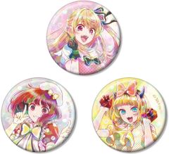 [Used] Badge Bins B Komachi Ani-Art aqua label 4th Edition Hologram Can Badge 3-Piece Set "Oshi no Ko"