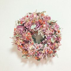 かすみそうティアドロップリース ドライフラワー - メルカリ