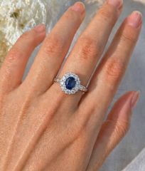 えつこ様専用⭐︎faden jewelry サファイア ペアシェイプリング 12号