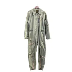 50s US Air Force アメリカ空軍 K-2B ステンシルフライトスーツ ジャンプスーツ オールインワン ツナギ 黒タグ カーキ LARGE REGULAR ラージレギュラー No.S239のサムネイル