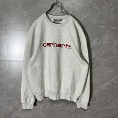 Carhartt カーハート グレー スウェット トレーナー M 刺繍 ロゴ