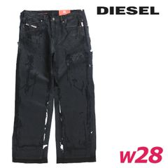 美品DIESEL デニムパンツ ブラックW28股下72cm - メルカリ