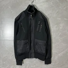 ZARA MAN ザラ ジップ アップ ボンディング ジャケット ブルゾン S 黒