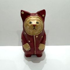 祝祭の呪物展2 はやせやすひろ 猫の置物 クッション 小 - メルカリ