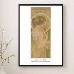 ミュシャ 『椿姫』 リトグラフ 1896年 22x58cm 複製画 高品質 - メルカリ