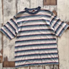 90~00s old VANS Tシャツ ボーダー 旧ロゴ - メルカリ