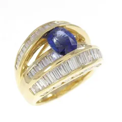18KYG サファイヤ リング 1.70CT