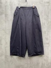 Samansamos2 サマンサモスモス CLC-2400493 イージー ワイト クロップド パンツ sizeF/黒 ■◇レディース