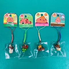 【新品未使用品】【4点セット】カピバラさん 根付  ひっきゅ～ん地酒 たかお～ん高尾山 むぐむぐ人形焼 ほっこり～ん温泉饅頭 （株）エイチ・エヌ・アンド・アソシエイツ ④