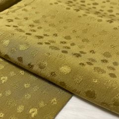 夏物！逸品◎正絹◇紋紗◇未使用！極上色無地159cm家紋なし 褐色 バチ