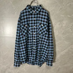 Levi's リーバイス チェック柄 フランネル シャツ ブルー M