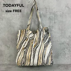 TODAYFUL トゥデイフル sizeF ベージュ Patchwork Print Bag パッチワークプリントバッグ トートバッグ エコバッグ サブバッグ 総柄 マルチカラー 幾何学模様 軽い 大容量 収納力 お洒落 カジュアル  ★ ■■のサムネイル