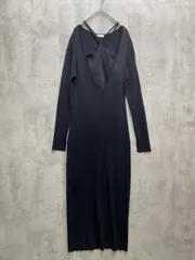 FLAY I.D フレイアイディー キャミレイヤードニットワンピース 2点セットFWNO241223 sizeONE/黒 ■◇◎レディース