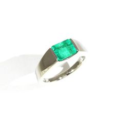 ⭕️⭕️【極美品】エメラルドリング Pt 950 13号⭕️⭕️ - メルカリ