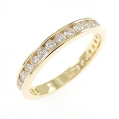 高品質！強照！天然ダイヤモンド0.5ct ハーフエタニティ PT指輪 flags