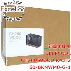 [bn:17] DEEPCOOL　PCケース CH260 WOOD R-CH260-BKNWM0-G-1　ブラックのサムネイル