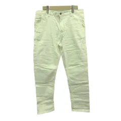 B&Y ユナイテッドアローズ BEAUTY&YOUTH ビューティー&ユース デニムパンツ ジーンズ テーパード L 白 ホワイト /XZ ■GY58