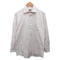 バーバリーブラックレーベル BURBERRY BLACK LABEL シャツ 長袖 コットン 41 ライトピンク BMH53-033-11 ■IBO91