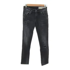 ディーゼル DIESEL GRUPEE デニムパンツ ジーンズ スキニーパンツ 24 ブラック 黒 /SY25 ■GY61