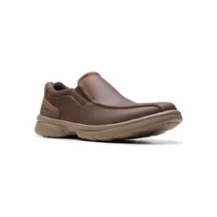 クラークス メンズ シューズ スニーカー レザー ローファー Clarks Bradley Step Mens Leather SlipOn Loafers Beeswax