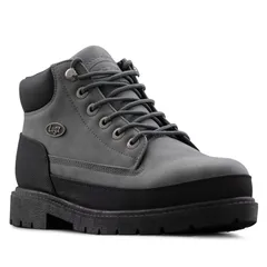 ラグズ メンズ シューズ ブーツ・レインブーツ Lugz Drifter Mens Weatherguard Chukka Boots Charcoal Black ブラック