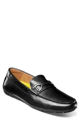 フローシャイム メンズ シューズ ローファー Florsheimotor Moc Toe Bit Driving Loafer Multiple Widths Available Black ブラック