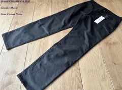 新品 COMME CA ISM コムサイズム ストレートチノデニムパンツ 05ブラック Mサイズ 99PM50 定価5,900円のサムネイル